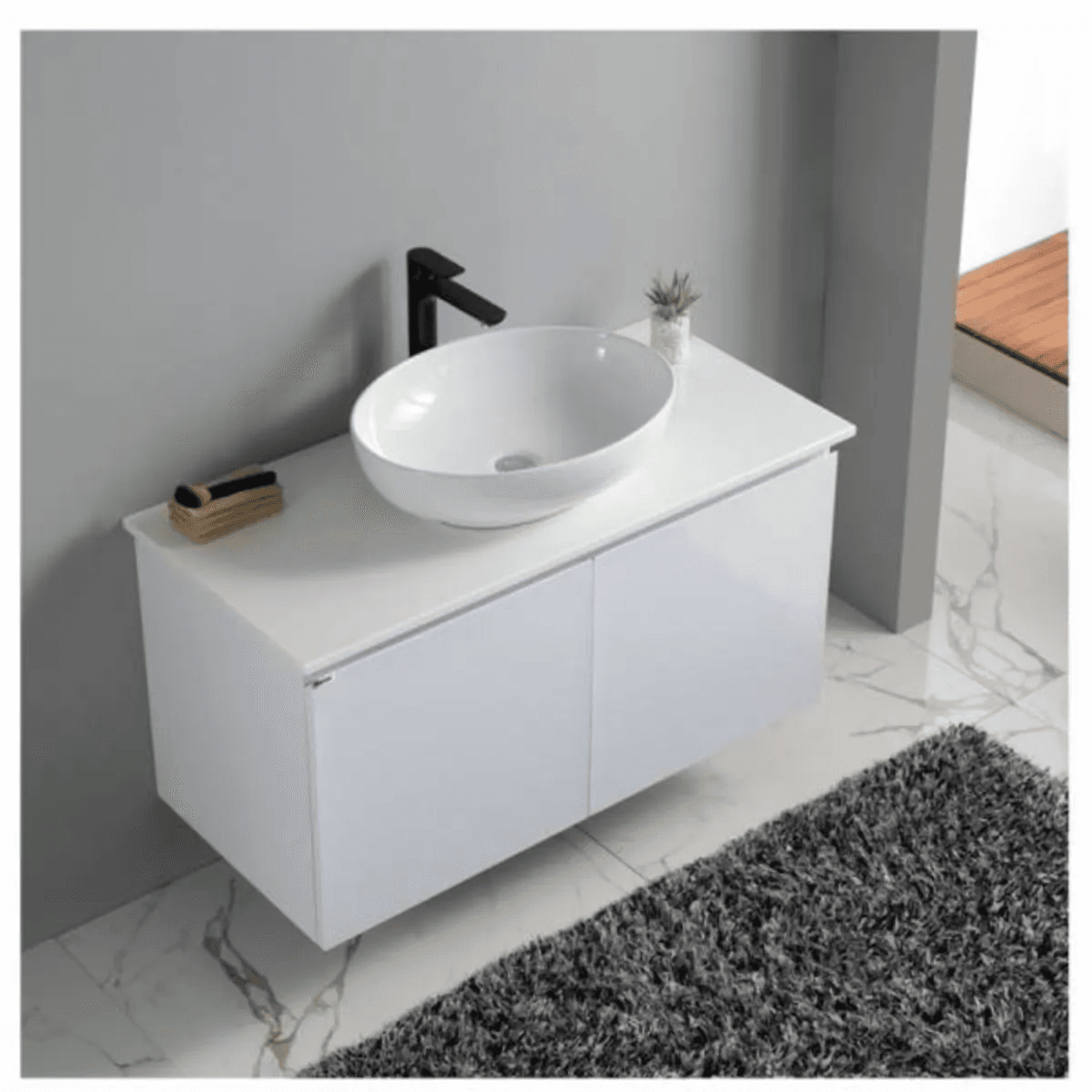 Baron A110 Stainless Steel Cabinet with Countertop 1020mm (6 Colours)