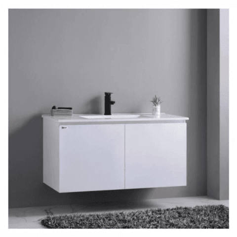 Baron A110 Stainless Steel Cabinet with Insert Basin 1010mm (6 Colours)
