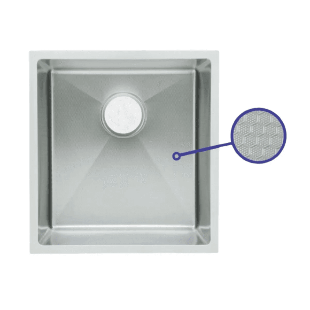 Fidelis FSD-22622HC Honeycomb Stainless Steel Sink