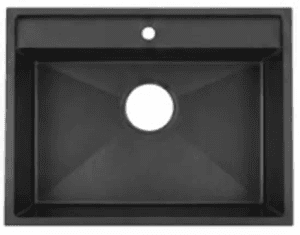 Fidelis FSD-73043NL-BK Embossed Stainless Steel Sink
