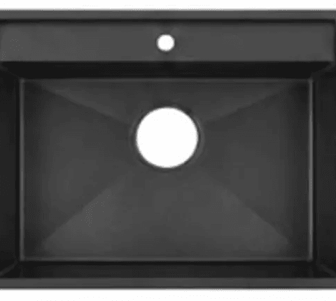 Fidelis FSD-73043NL-BK Embossed Stainless Steel Sink