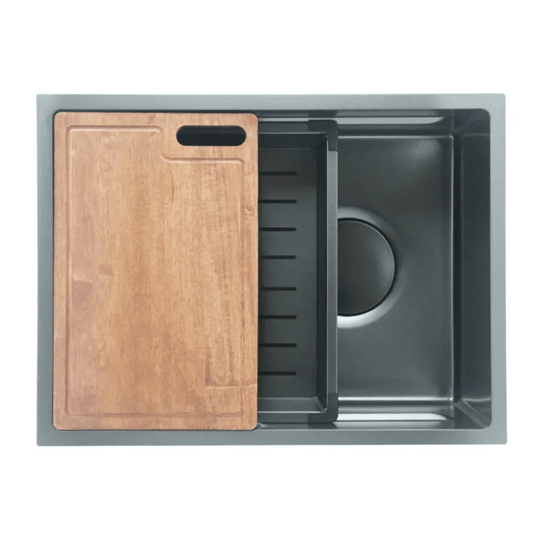 Fidelis FSD-53031NL-BK Embossed Stainless Steel Sink
