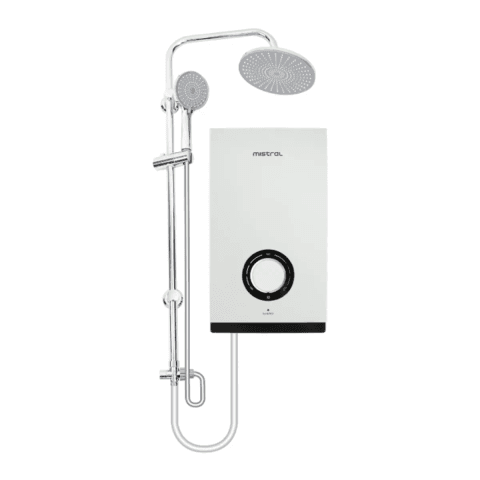 Mistral MSH103-WH Instant Heater With Rainshower