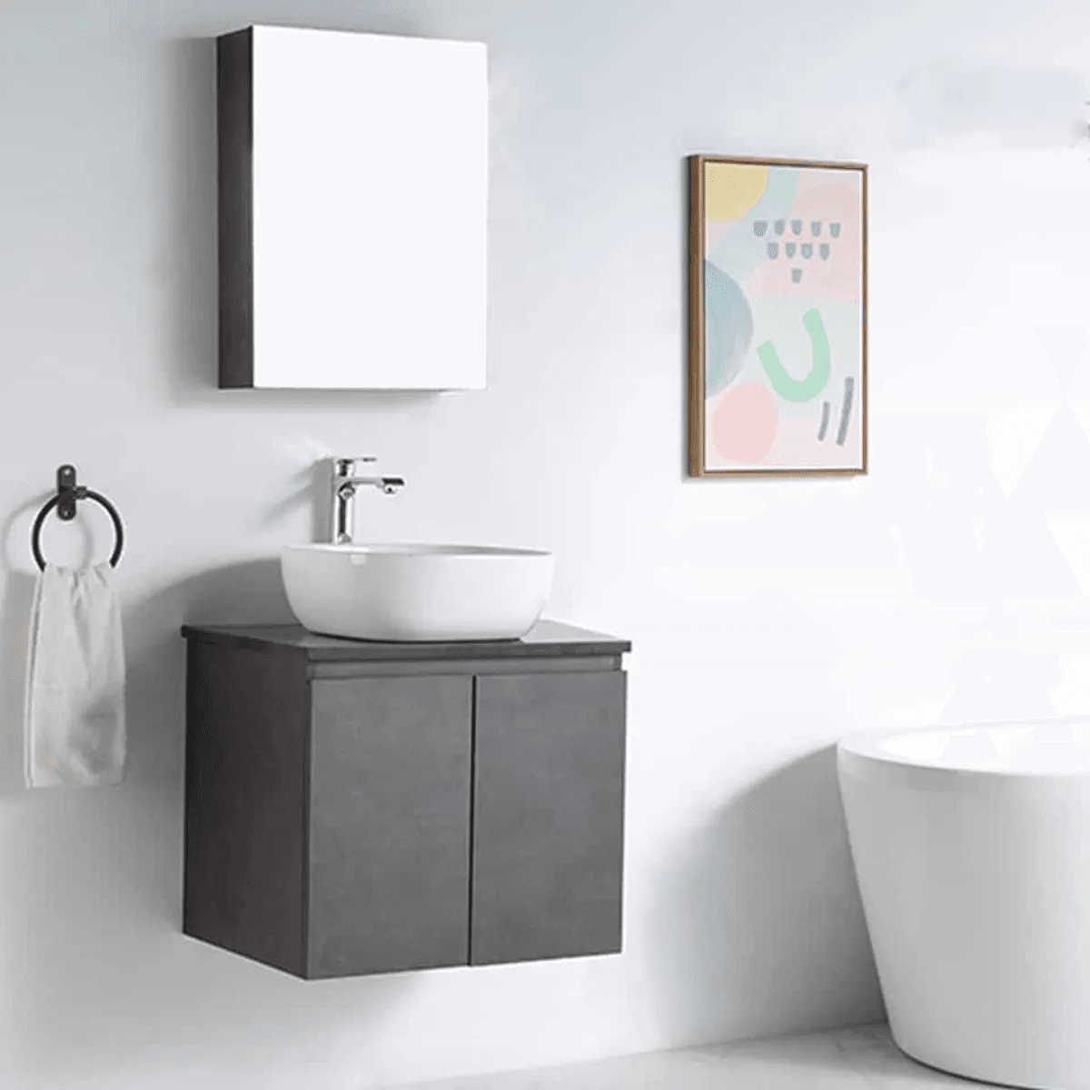 Nexus PVC Cabinet with Countertop 620mm (5 Colours)