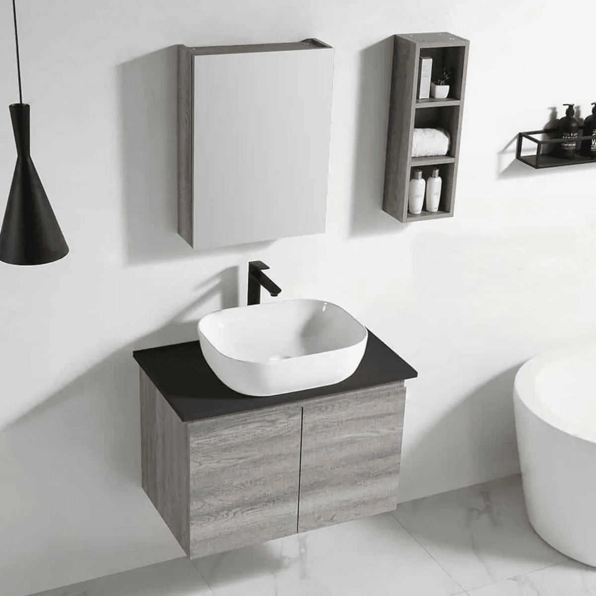 Nexus PVC Cabinet with Countertop 760mm (5 Colours)