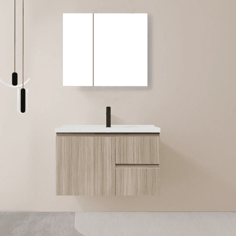 Nexus PVC Cabinet with Insert Basin 820mm