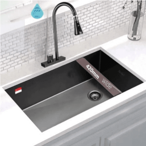 Nobel U-21-GM Lava Stainless Steel Sink