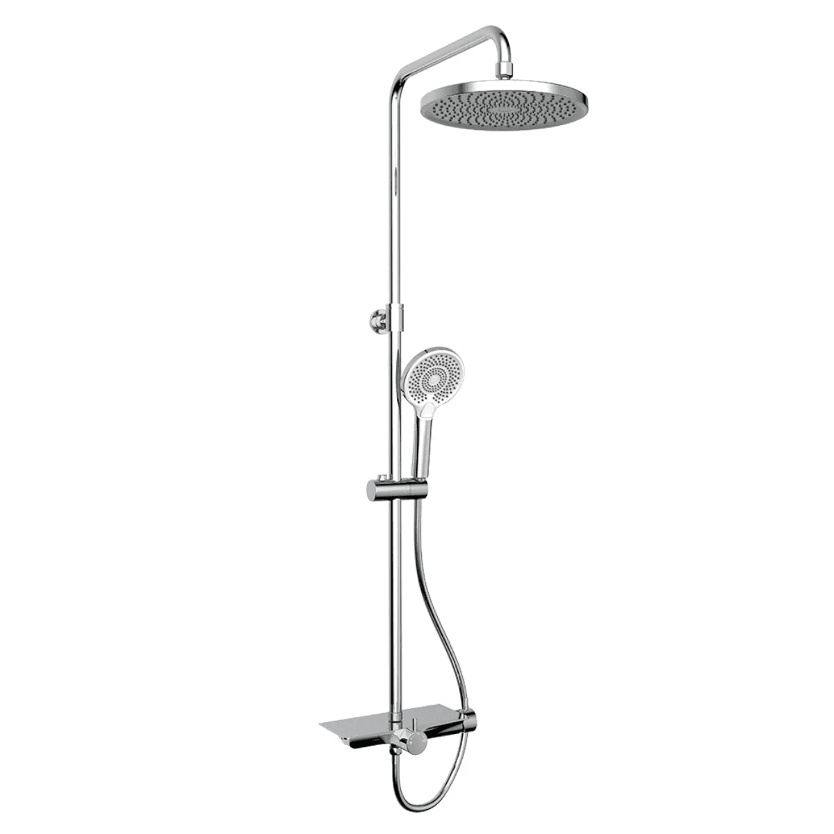 Rubine RSC-DECKOS-U2-CH Rainshower With Mixer