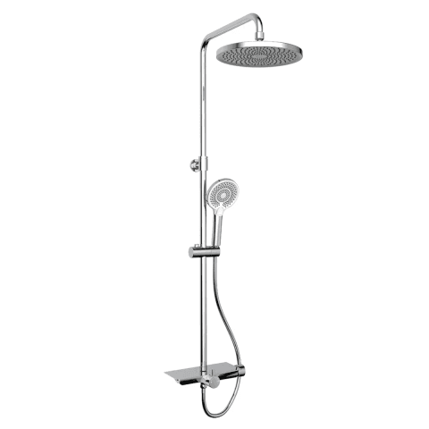 Rubine RSC-DECKOS-U2-CH Rainshower With Mixer