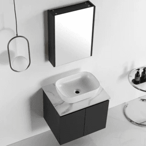 Vasile PVC Cabinet with Countertop 600mm