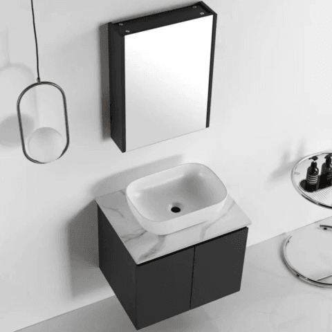 Vasile PVC Cabinet with Countertop 600mm