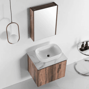 Vasile PVC Cabinet with Countertop 600mm