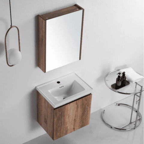 Vasile PVC Cabinet with Insert Basin 500mm