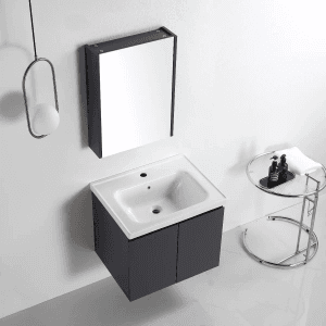 Vasile PVC Cabinet with Insert Basin 600mm