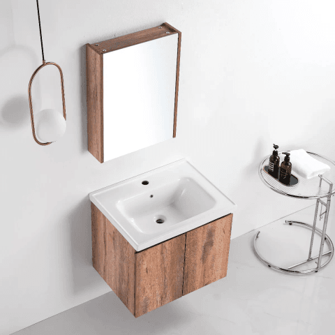 Vasile PVC Cabinet with Insert Basin 600mm