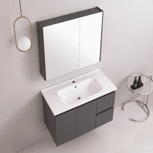 Vasile PVC Cabinet with Insert Basin 800mm
