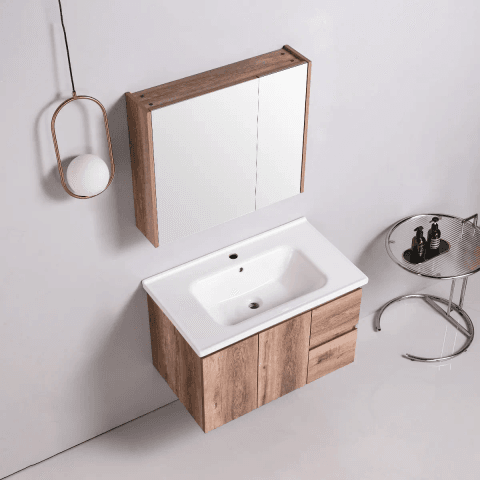 Vasile PVC Cabinet with Insert Basin 800mm