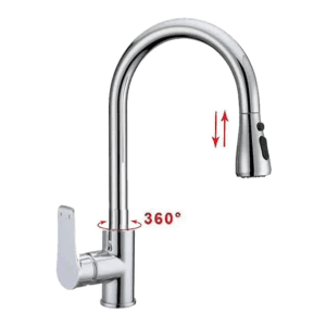 Zaffiro PF 1304 Pull-out Sink Mixer Tap