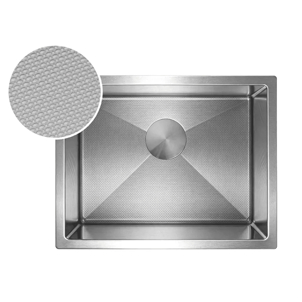 Zaffiro PKS-A6545-EM Embossed Stainless Steel Sink