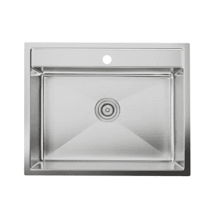 Zaffiro PKS-A6552-EM Embossed Stainless Steel Sink