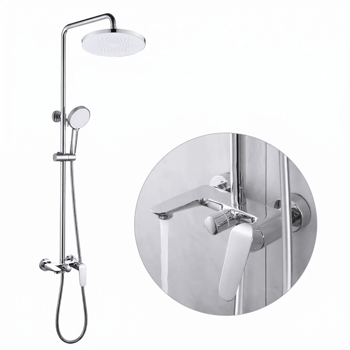 Zaffiro PRS 3407.88 Rainshower With Mixer