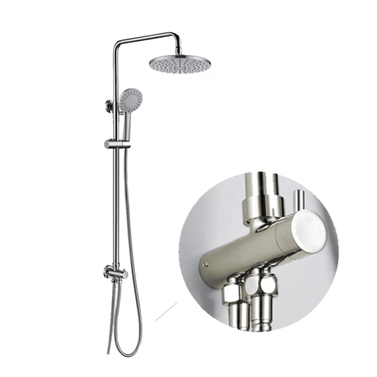 Zaffiro PSS 900.11SS Rainshower Without Mixer