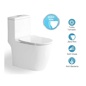 Zaffiro PWC 9160 Tornado Flush Toilet Bowl